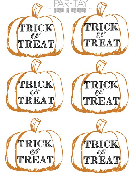 Halloween Treat Tags Free Printable